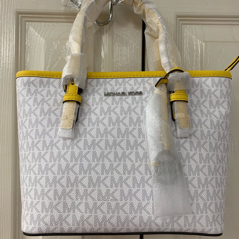 MICHAEL KORS Jet Set Travel Extra Small Tote Bag Retail $328 NWT